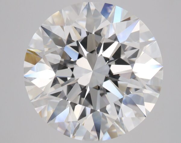 5.01 Carat, Natural White, Round Diamond ~ E Colour, VS1 Clarity