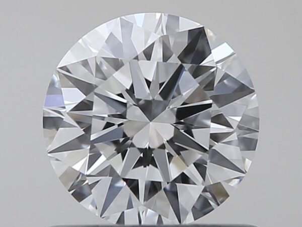 0.62 Carat, Natural White, Round Diamond ~ E Colour, VVS1 Clarity