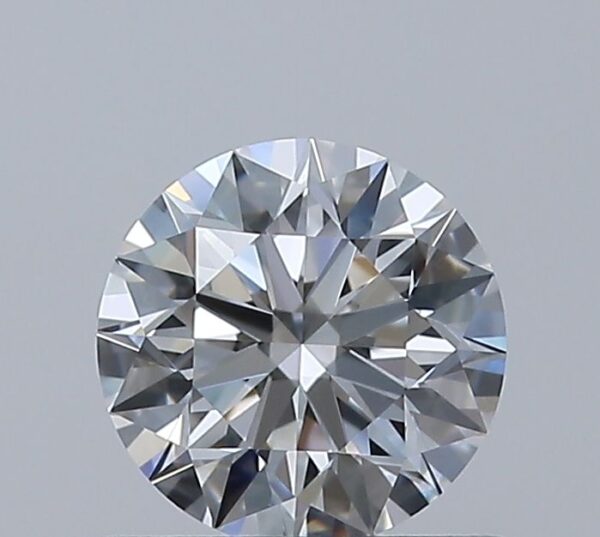 0.6 Carat, Natural White, Round Diamond ~ E Colour, VVS2 Clarity