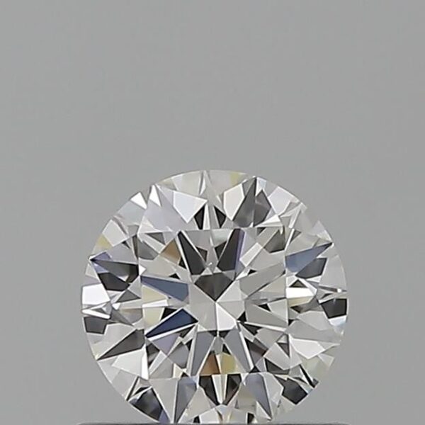 0.52 Carat, Natural White, Round Diamond ~ F Colour, VS2 Clarity