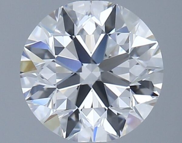 0.9 Carat, Natural White, Round Diamond ~ D Colour, VVS1 Clarity