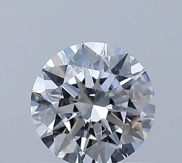 0.5 Carat, Natural White, Round Diamond ~ D Colour, SI1 Clarity