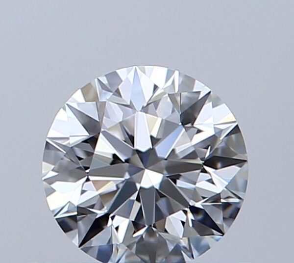 0.5 Carat, Natural White, Round Diamond ~ D Colour, SI1 Clarity