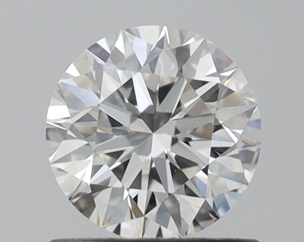 0.71 Carat, Natural White, Round Diamond ~ H Colour, VS2 Clarity