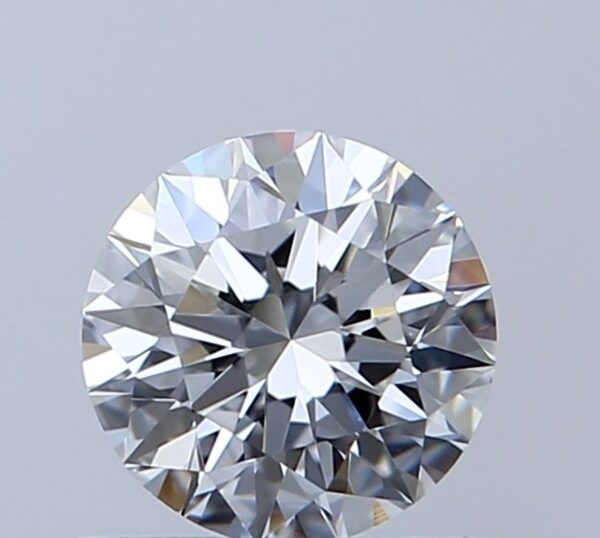 0.57 Carat, Natural White, Round Diamond ~ E Colour, VVS2 Clarity