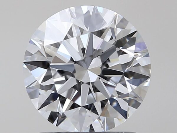 1.26 Carat, Natural White, Round Diamond ~ D Colour, VS1 Clarity