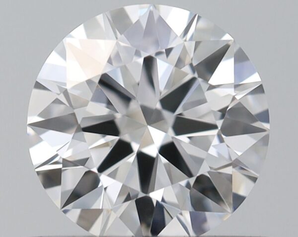 0.5 Carat, Natural White, Round Diamond ~ F Colour, VVS1 Clarity