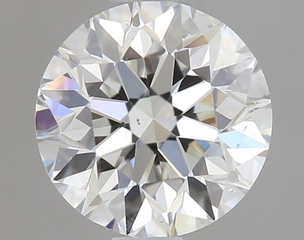 1 Carat, Natural White, Round Diamond ~ I Colour, SI1 Clarity