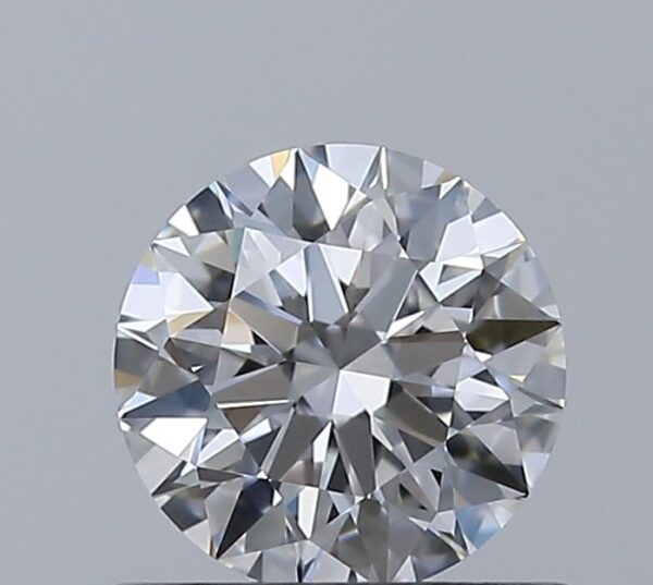 0.55 Carat, Natural White, Round Diamond ~ E Colour, VVS2 Clarity