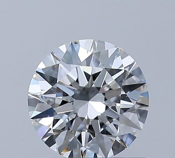 0.63 Carat, Natural White, Round Diamond ~ E Colour, VVS2 Clarity