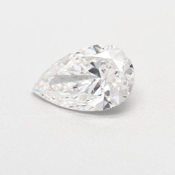 3.5 Carat, Natural White, Pear Diamond ~ H Colour, SI1 Clarity