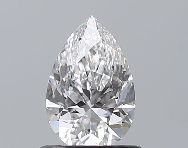 0.7 Carat, Natural White, Pear Diamond ~ D Colour, VVS1 Clarity