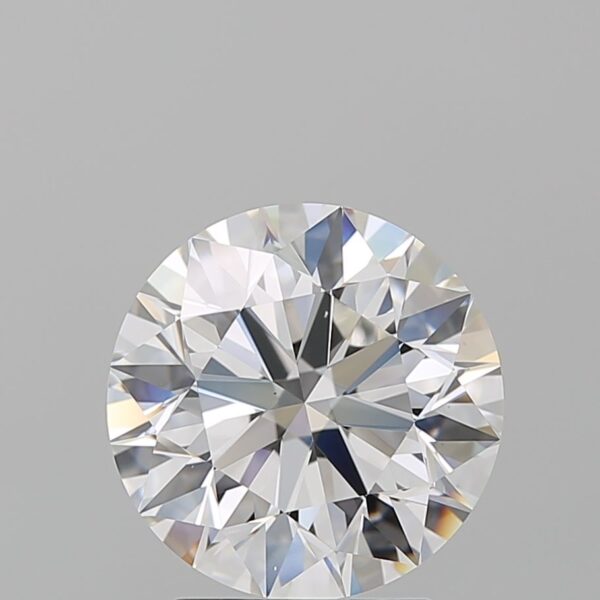 3.01 Carat, Natural White, Round Diamond ~ F Colour, VS1 Clarity