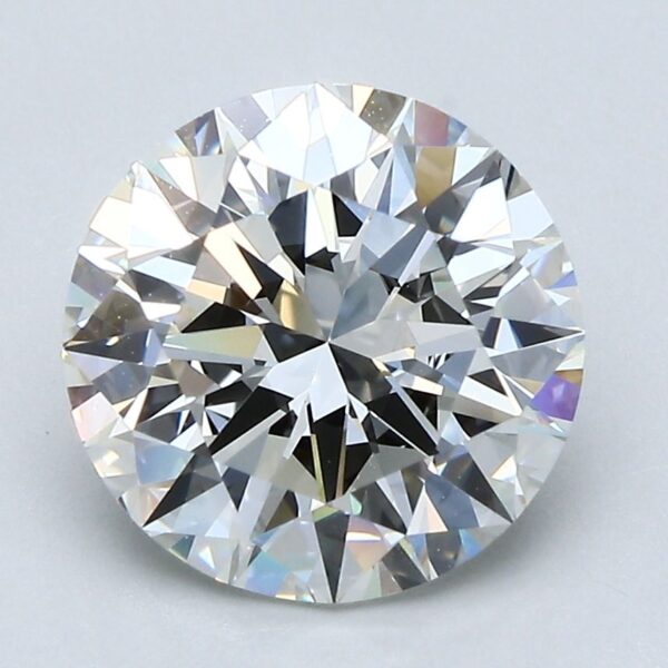 3 Carat, Natural White, Round Diamond ~ I Colour, VVS1 Clarity