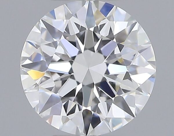 0.55 Carat, Natural White, Round Diamond ~ D Colour, VVS1 Clarity