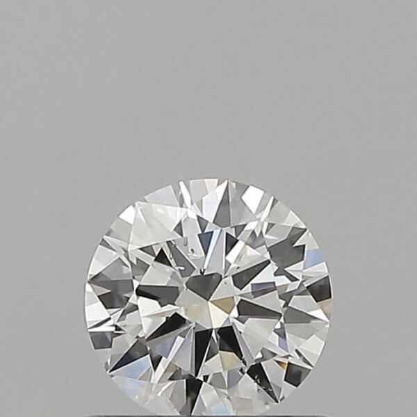 0.56 Carat, Natural White, Round Diamond ~ F Colour, SI1 Clarity