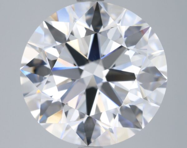 5.01 Carat, Natural White, Round Diamond ~ D Colour, VS2 Clarity