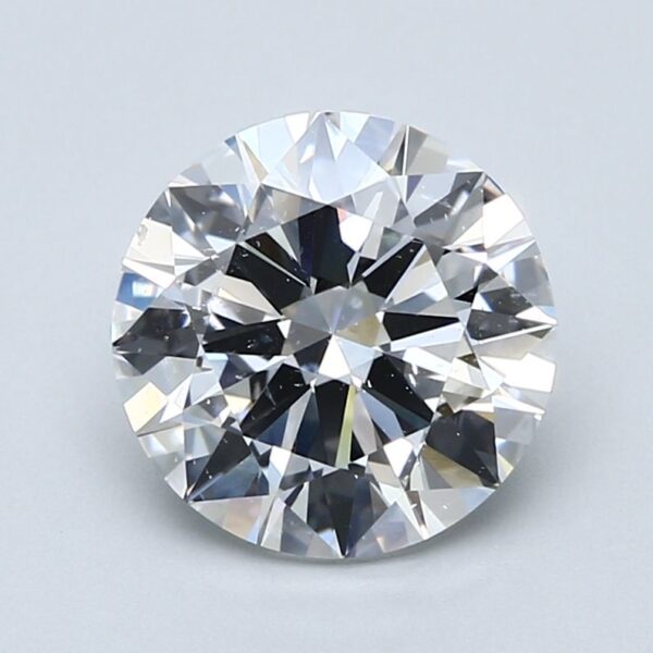 3.2 Carat, Natural White, Round Diamond ~ E Colour, SI1 Clarity