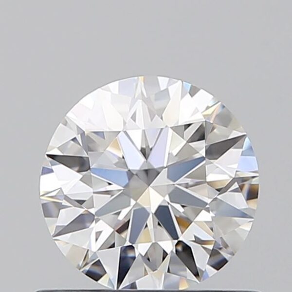 0.7 Carat, Natural White, Round Diamond ~ D Colour, VVS1 Clarity