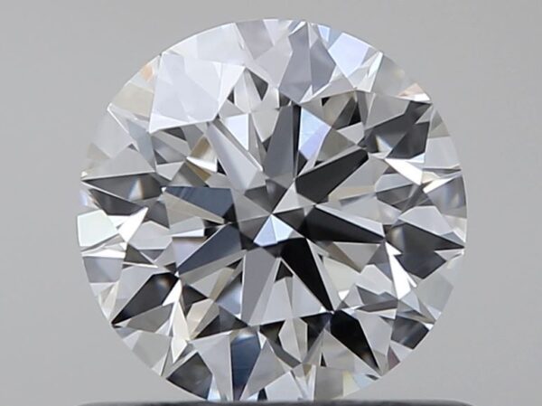 0.57 Carat, Natural White, Round Diamond ~ E Colour, VVS2 Clarity