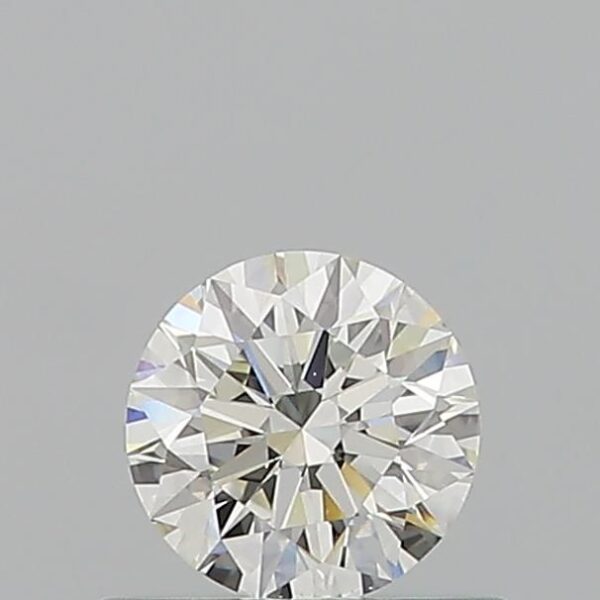 0.5 Carat, Natural White, Round Diamond ~ I Colour, VS1 Clarity