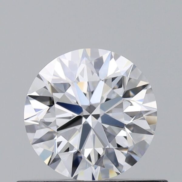 0.53 Carat, Natural White, Round Diamond ~ D Colour, IF Clarity