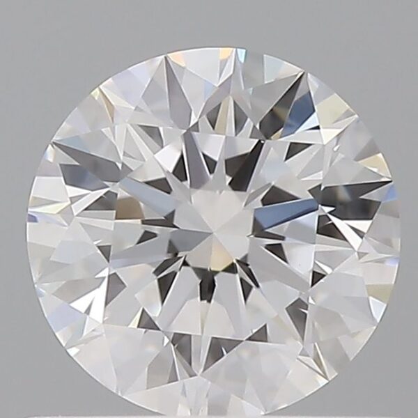 0.71 Carat, Natural White, Round Diamond ~ D Colour, VVS1 Clarity