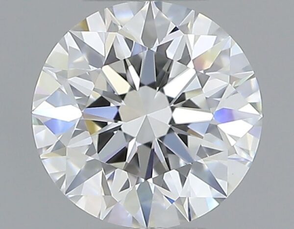 0.7 Carat, Natural White, Round Diamond ~ E Colour, VVS2 Clarity