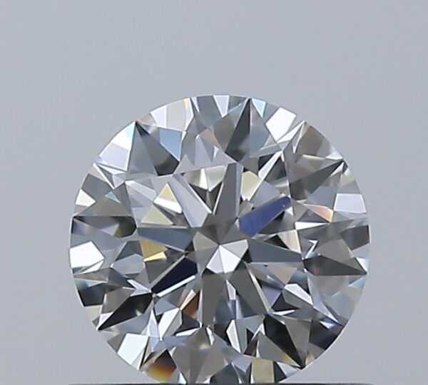 0.51 Carat, Natural White, Round Diamond ~ E Colour, VVS2 Clarity