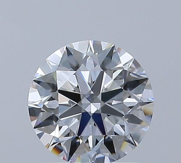 0.93 Carat, Natural White, Round Diamond ~ D Colour, VVS2 Clarity