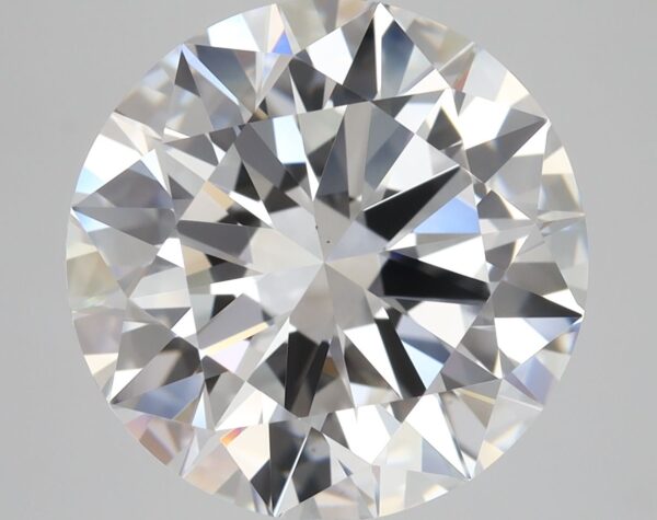 4.51 Carat, Natural White, Round Diamond ~ E Colour, VS1 Clarity