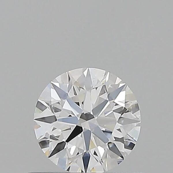 0.54 Carat, Natural White, Round Diamond ~ E Colour, VS1 Clarity