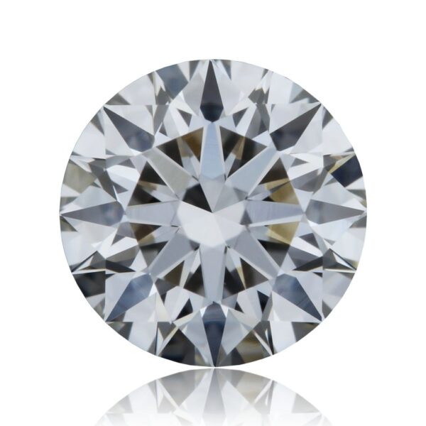 0.57 Carat, Natural White, Round Diamond ~ G Colour, VVS2 Clarity