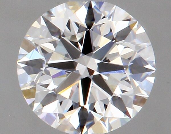 0.76 Carat, Natural White, Round Diamond ~ F Colour, VVS2 Clarity