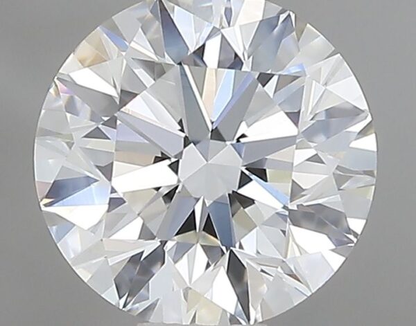 1.08 Carat, Natural White, Round Diamond ~ H Colour, VVS2 Clarity