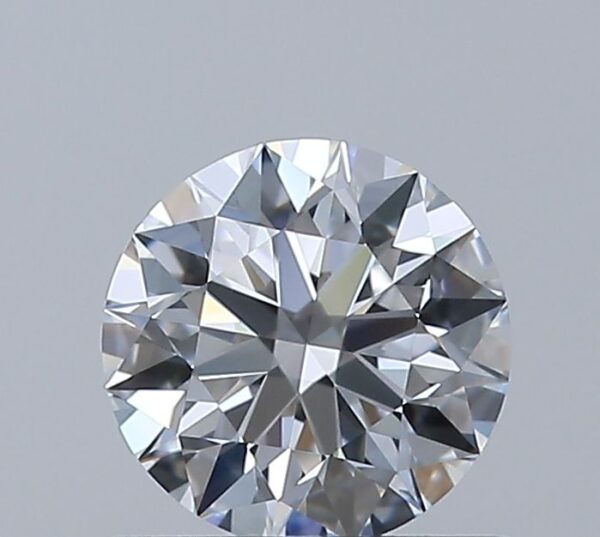 0.6 Carat, Natural White, Round Diamond ~ D Colour, VVS2 Clarity