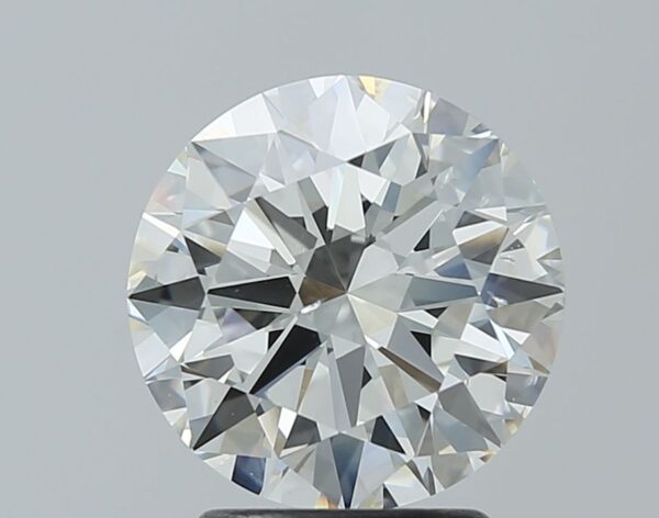 2.5 Carat, Natural White, Round Diamond ~ I Colour, SI1 Clarity