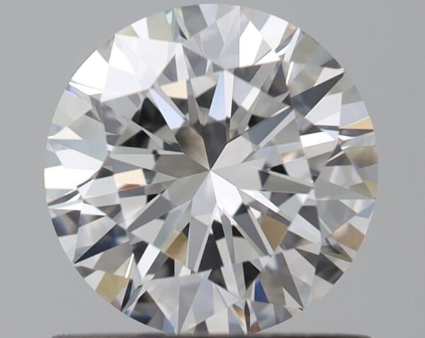 0.7 Carat, Natural White, Round Diamond ~ F Colour, VVS1 Clarity