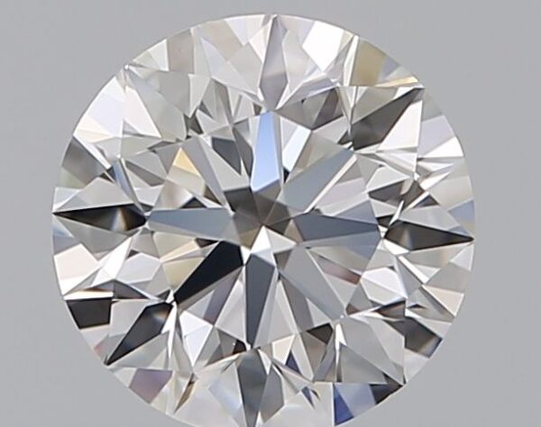 0.7 Carat, Natural White, Round Diamond ~ D Colour, VVS2 Clarity