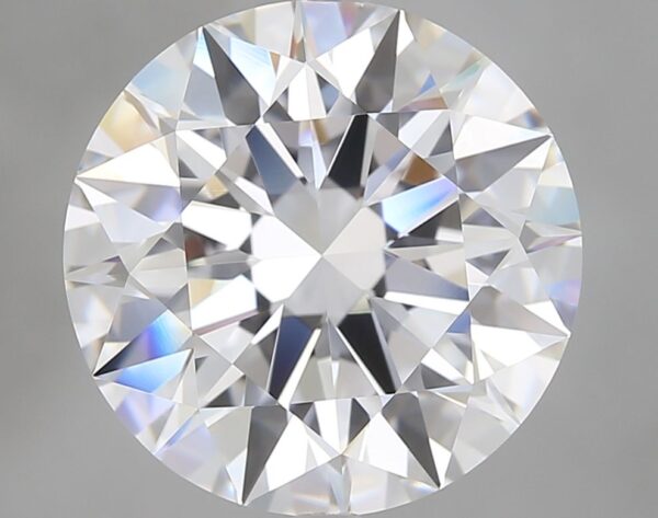 7.13 Carat, Natural White, Round Diamond ~ D Colour, FL Clarity