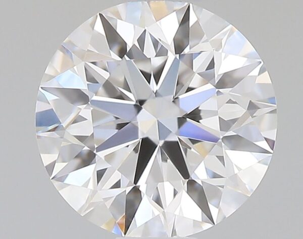 0.57 Carat, Natural White, Round Diamond ~ E Colour, VVS2 Clarity