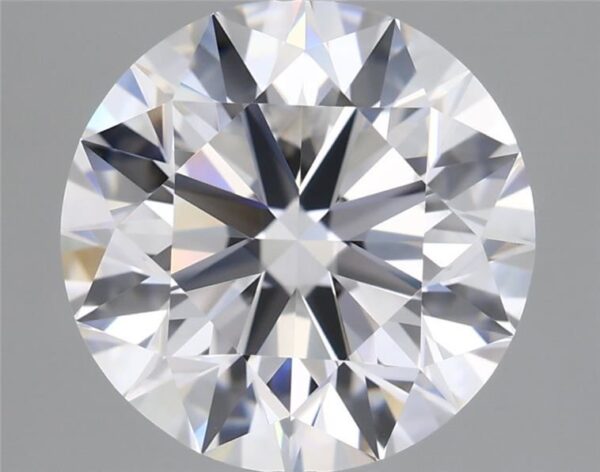 3.54 Carat, Natural White, Round Diamond ~ G Colour, VVS1 Clarity