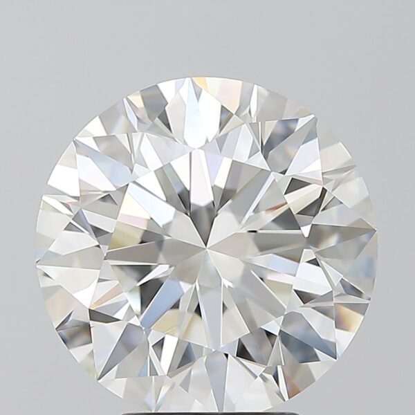 4.52 Carat, Natural White, Round Diamond ~ G Colour, VVS2 Clarity
