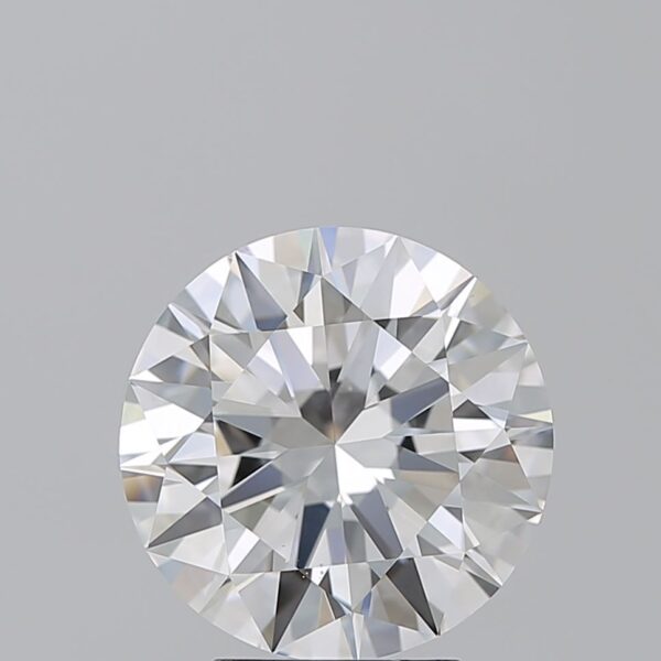 4.01 Carat, Natural White, Round Diamond ~ D Colour, VS2 Clarity