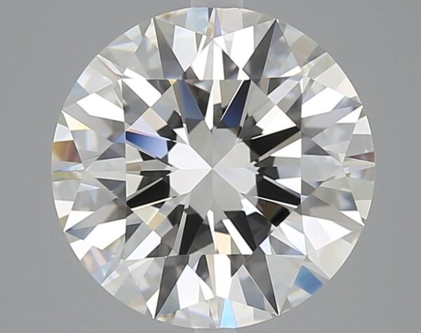 4.85 Carat, Natural White, Round Diamond ~ G Colour, VVS2 Clarity